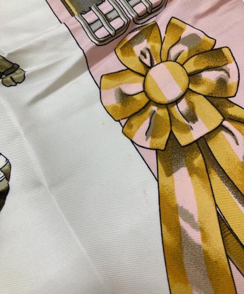 HERMES（エルメス）HERMES (エルメス) シルクスカーフ/ジャンピングルドゥ ピンクの古着・服飾アイテム