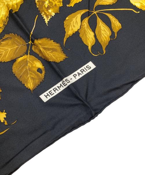 HERMES（エルメス）HERMES (エルメス) シルクスカーフ/トゥールビヨン ブラックの古着・服飾アイテム
