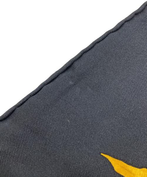 HERMES（エルメス）HERMES (エルメス) シルクスカーフ/トゥールビヨン ブラックの古着・服飾アイテム