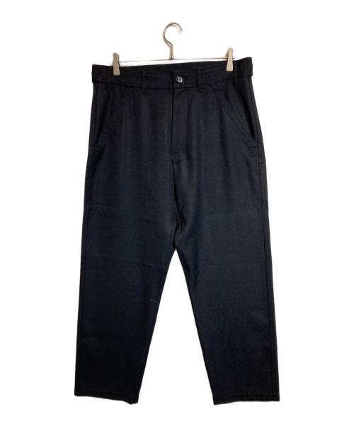COMME des GARCONS SHIRT（コムデギャルソンシャツ）COMME des GARCONS SHIRT (コムデギャルソンシャツ) サイドボタンウールツイルパンツ ブラック サイズ:Sの古着・服飾アイテム