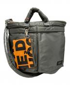 PORTER×COMME des GARCONSポーター×コムデギャルソン）の古着「HELMET BAG(S)/ヘルメットバッグ/タンカー」｜シルバー
