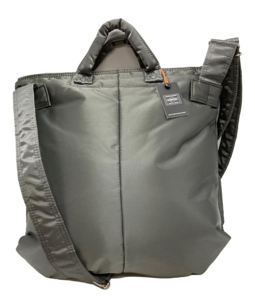 PORTER（ポーター）PORTER (ポーター) HELMET BAG(S)/ヘルメットバッグ/タンカー シルバー サイズ:Sの古着・服飾アイテム