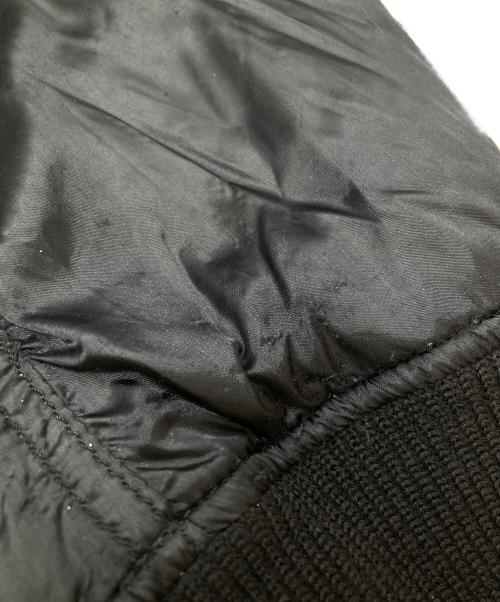 UNDERCOVERISM（アンダーカバーイズム）UNDERCOVERISM (アンダーカバーイズム) MA-1 中綿ジャケット ブラック サイズ:3の古着・服飾アイテム