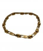 BALENCIAGAバレンシアガ）の古着「ジッパーリンクチェーンネックレス/Zipper Link Chain Necklace」｜ゴールド