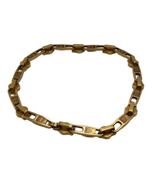 BALENCIAGA（バレンシアガ）BALENCIAGA (バレンシアガ) ジッパーリンクチェーンネックレス/Zipper Link Chain Necklace ゴールドの古着・服飾アイテム