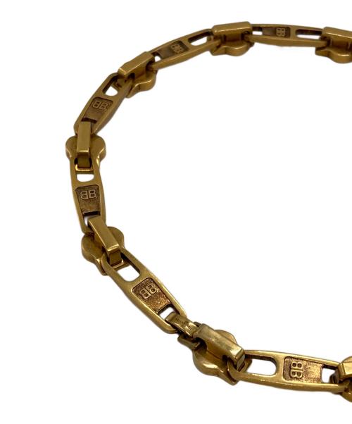 BALENCIAGA（バレンシアガ）BALENCIAGA (バレンシアガ) ジッパーリンクチェーンネックレス/Zipper Link Chain Necklace ゴールドの古着・服飾アイテム