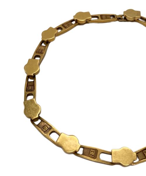 BALENCIAGA（バレンシアガ）BALENCIAGA (バレンシアガ) ジッパーリンクチェーンネックレス/Zipper Link Chain Necklace ゴールドの古着・服飾アイテム