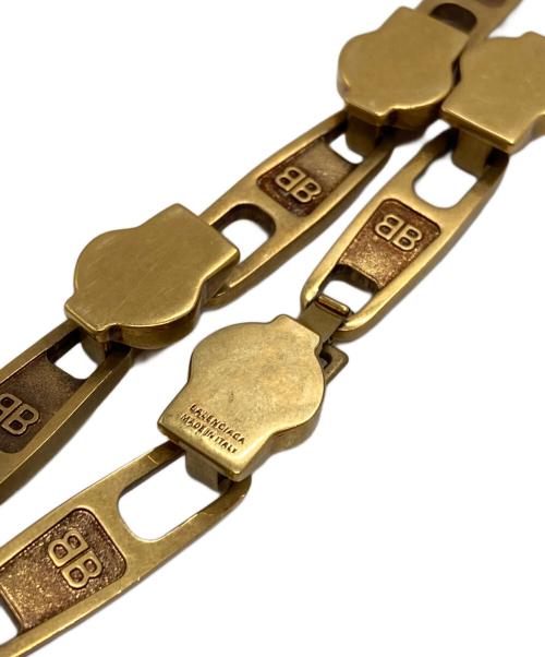 BALENCIAGA（バレンシアガ）BALENCIAGA (バレンシアガ) ジッパーリンクチェーンネックレス/Zipper Link Chain Necklace ゴールドの古着・服飾アイテム