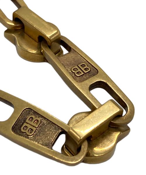 BALENCIAGA（バレンシアガ）BALENCIAGA (バレンシアガ) ジッパーリンクチェーンネックレス/Zipper Link Chain Necklace ゴールドの古着・服飾アイテム