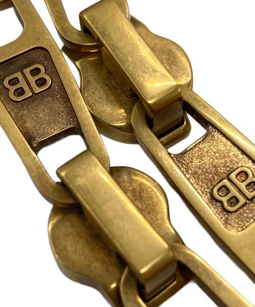 BALENCIAGA（バレンシアガ）BALENCIAGA (バレンシアガ) ジッパーリンクチェーンネックレス/Zipper Link Chain Necklace ゴールドの古着・服飾アイテム