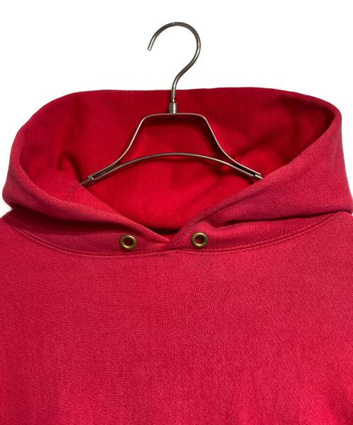 Champion（チャンピオン）Champion (チャンピオン) USA製リバースウィーブフーディー レッド サイズ:XLの古着・服飾アイテム