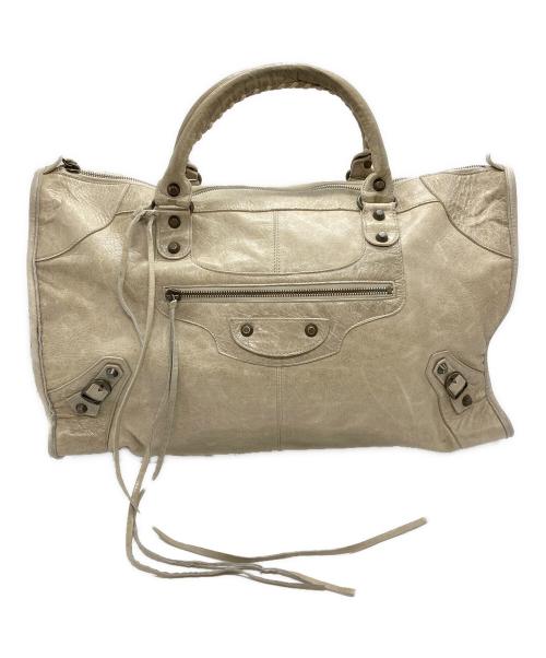 BALENCIAGA（バレンシアガ）BALENCIAGA (バレンシアガ) THE WORK・ハンドバッグ/ザ・ワーク ベージュの古着・服飾アイテム