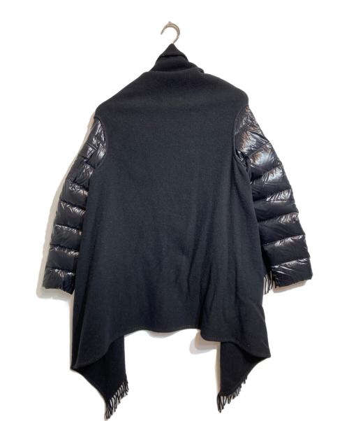 MONCLER（モンクレール）MONCLER (モンクレール) ポンチョコート/マンテラ/フリンジショールコート ブラック サイズ:Freeの古着・服飾アイテム