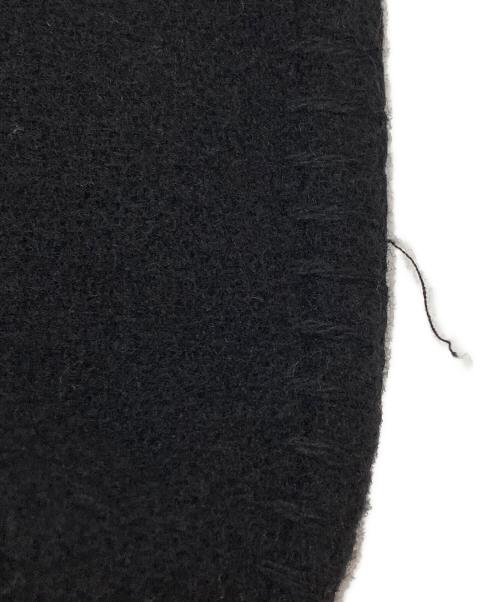 MONCLER（モンクレール）MONCLER (モンクレール) ポンチョコート/マンテラ/フリンジショールコート ブラック サイズ:Freeの古着・服飾アイテム