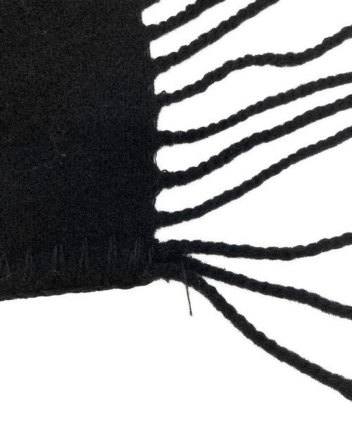 MONCLER（モンクレール）MONCLER (モンクレール) ポンチョコート/マンテラ/フリンジショールコート ブラック サイズ:Freeの古着・服飾アイテム