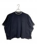 sacaiサカイ）の古着「コットンジャージープルオーバー/Cotton Jersey Pullover」｜ブラック
