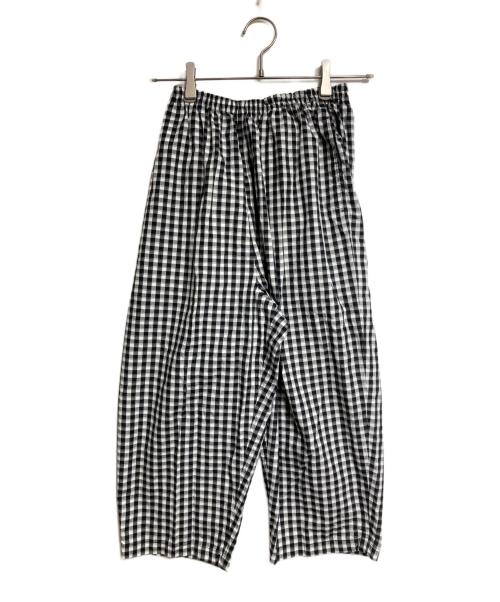 Porter Classic（ポータークラシック）Porter Classic (ポータークラシック) GINGHAM CHECK PEACE PANTS/ギンガムチェック ピースパンツ ブラック×ホワイト サイズ:XSの古着・服飾アイテム