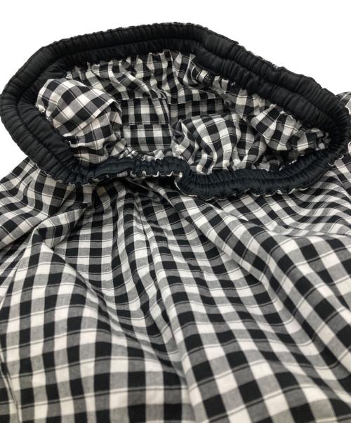 Porter Classic（ポータークラシック）Porter Classic (ポータークラシック) GINGHAM CHECK PEACE PANTS/ギンガムチェック ピースパンツ ブラック×ホワイト サイズ:XSの古着・服飾アイテム