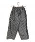 Porter Classic (ポータークラシック) GINGHAM CHECK PEACE PANTS/ギンガムチェック ピースパンツ ブラック×ホワイト サイズ:XS：15000円