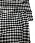 中古・古着 Porter Classic (ポータークラシック) GINGHAM CHECK PEACE PANTS/ギンガムチェック ピースパンツ ブラック×ホワイト サイズ:XS：15000円