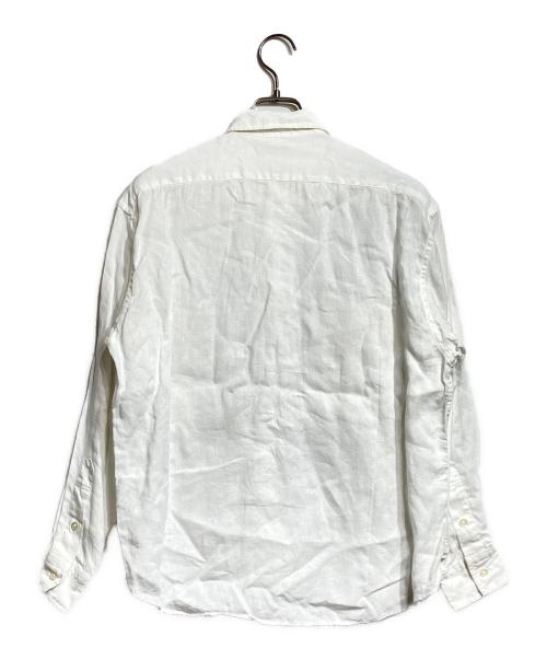 Porter Classic（ポータークラシック）Porter Classic (ポータークラシック) roll up linen shirt / ロールアップリネンシャツ ホワイト サイズ:XSの古着・服飾アイテム