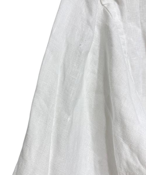 Porter Classic（ポータークラシック）Porter Classic (ポータークラシック) roll up linen shirt / ロールアップリネンシャツ ホワイト サイズ:XSの古着・服飾アイテム