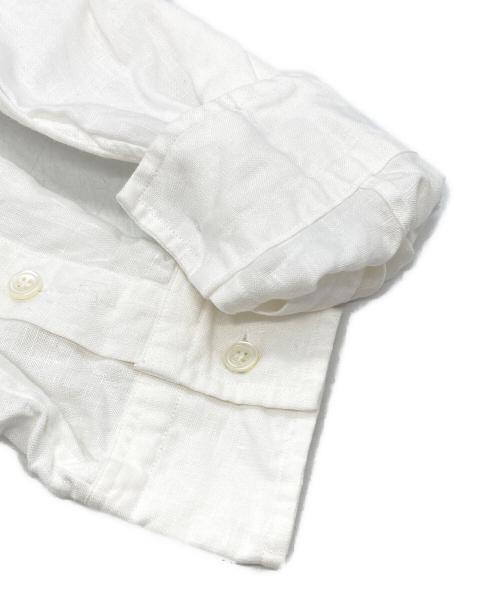 Porter Classic（ポータークラシック）Porter Classic (ポータークラシック) roll up linen shirt / ロールアップリネンシャツ ホワイト サイズ:XSの古着・服飾アイテム