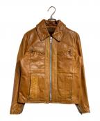 Schottショット）の古着「ライナー付レザージャケット」｜ブラウン