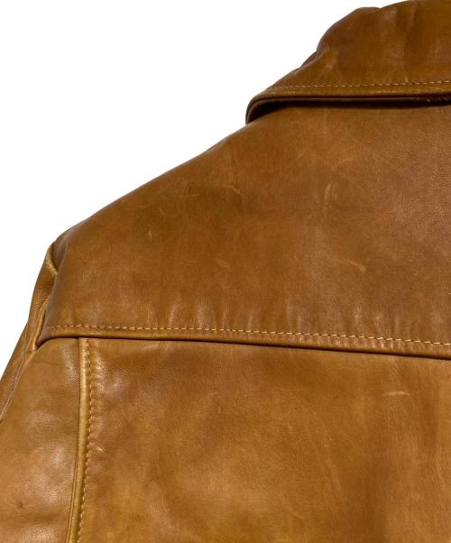 Schott（ショット）Schott (ショット) ライナー付レザージャケット ブラウン サイズ:14の古着・服飾アイテム