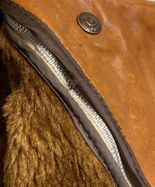 Schott（ショット）Schott (ショット) ライナー付レザージャケット ブラウン サイズ:14の古着・服飾アイテム