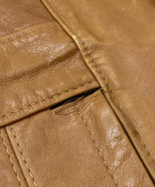 Schott（ショット）Schott (ショット) ライナー付レザージャケット ブラウン サイズ:14の古着・服飾アイテム