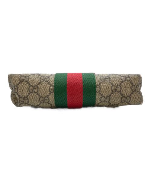 GUCCI（グッチ）GUCCI (グッチ) GGキャンバスシェリーラインショルダーバッグ ベージュの古着・服飾アイテム