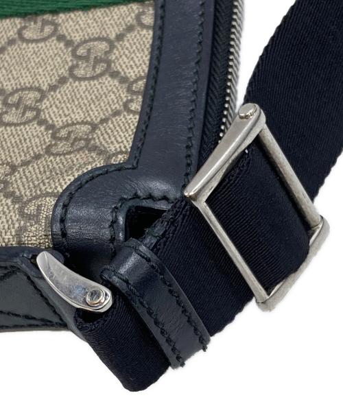 GUCCI（グッチ）GUCCI (グッチ) GGキャンバスシェリーラインショルダーバッグ ベージュの古着・服飾アイテム