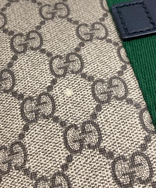 GUCCI（グッチ）GUCCI (グッチ) GGキャンバスシェリーラインショルダーバッグ ベージュの古着・服飾アイテム