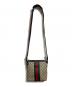 GUCCI (グッチ) GGキャンバスシェリーラインショルダーバッグ ベージュ：35000円