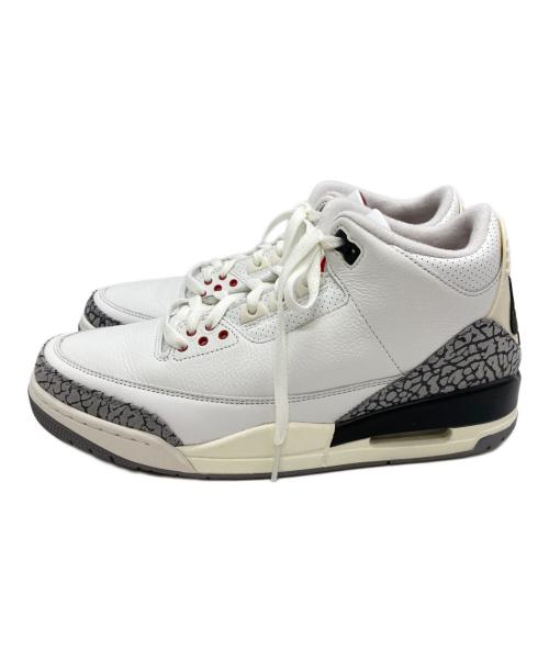 NIKE（ナイキ）NIKE (ナイキ) Air Jordan 3 Retro/エアジョーダン3レトロ ホワイト サイズ:27㎝の古着・服飾アイテム