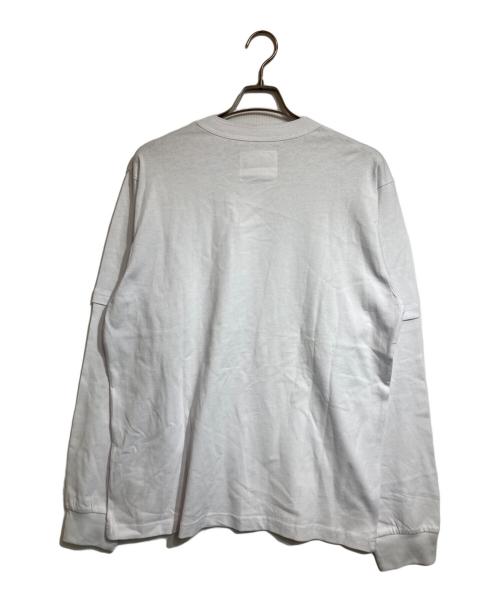 sacai（サカイ）sacai (サカイ) T-Shirt Long Sleeve/Tシャツロングスリーブ ホワイト サイズ:4の古着・服飾アイテム