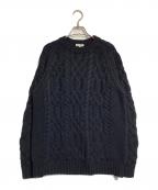 BLAMINKブラミンク）の古着「カシミヤアランニット」｜ブラック