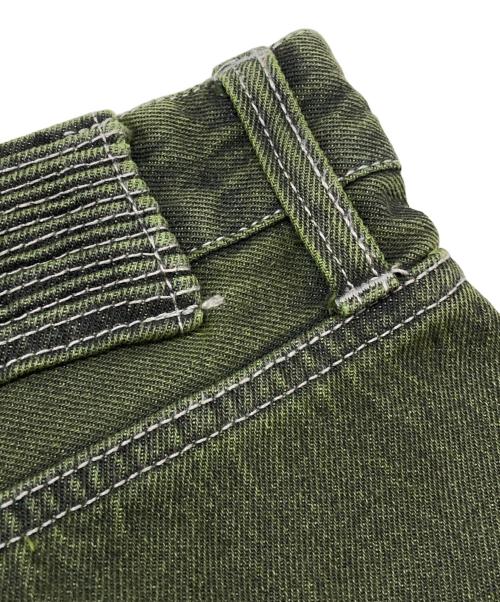 PARANOID（パラノイド）PARANOID (パラノイド) TATAMI BAGGY DENIM/畳バギーデニム グリーン サイズ:Mの古着・服飾アイテム
