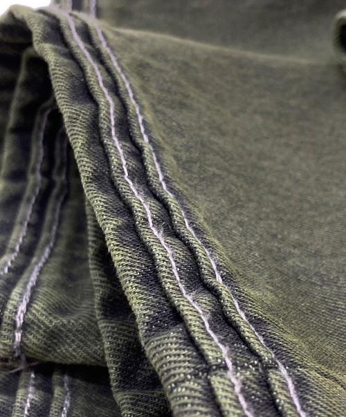 PARANOID（パラノイド）PARANOID (パラノイド) TATAMI BAGGY DENIM/畳バギーデニム グリーン サイズ:Mの古着・服飾アイテム