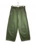 PARANOID（パラノイド）の古着「TATAMI BAGGY DENIM/畳バギーデニム」｜グリーン