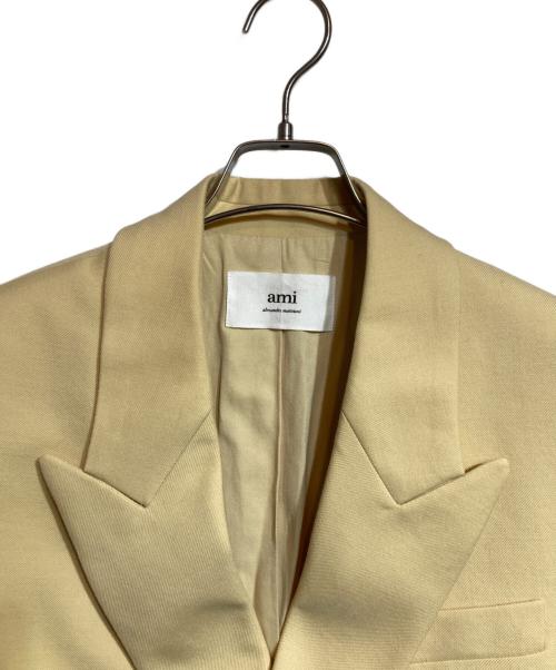 AMI Alexandre Mattiussi（アミアレクサンドルマテュッシ）AMI Alexandre Mattiussi (アミアレクサンドルマテュッシ) DOUBLE BREASTED OVERSIZED JACKET/ダブルブレステッドオーバーサイズドジャケット ベージュ サイズ:46の古着・服飾アイテム