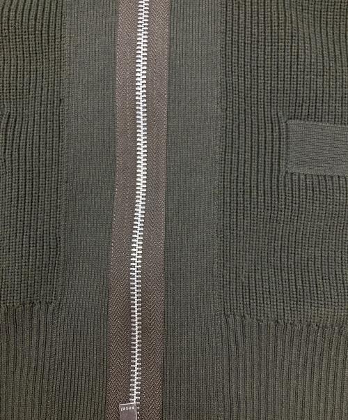 sacai（サカイ）sacai (サカイ) ドッキングニットカーディガン グリーン サイズ:1の古着・服飾アイテム
