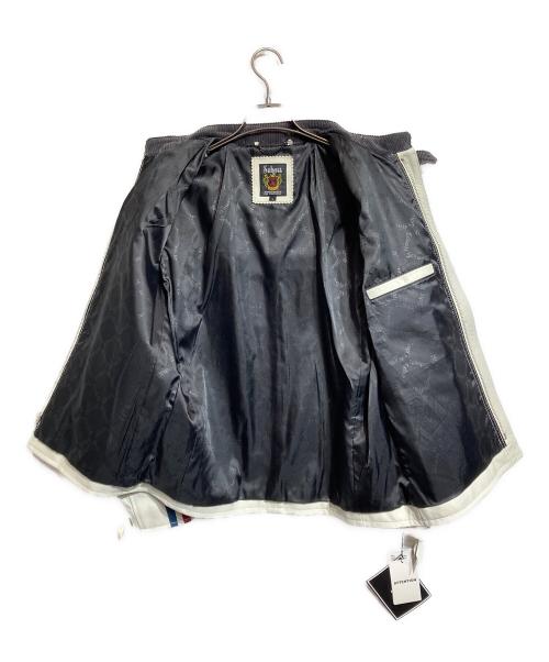 Schott（ショット）Schott (ショット) SHEEP CLASSIC RACER JKT/シープクラシックレーサージャケット ベージュ サイズ:Lの古着・服飾アイテム