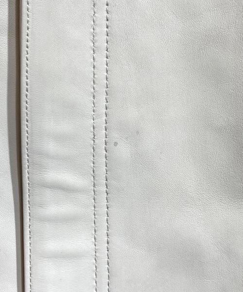 Schott（ショット）Schott (ショット) SHEEP CLASSIC RACER JKT/シープクラシックレーサージャケット ベージュ サイズ:Lの古着・服飾アイテム