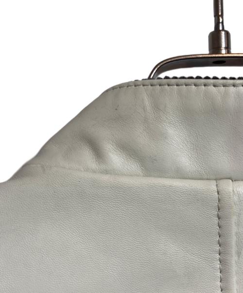 Schott（ショット）Schott (ショット) SHEEP CLASSIC RACER JKT/シープクラシックレーサージャケット ベージュ サイズ:Lの古着・服飾アイテム