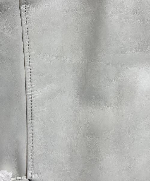 Schott（ショット）Schott (ショット) SHEEP CLASSIC RACER JKT/シープクラシックレーサージャケット ベージュ サイズ:Lの古着・服飾アイテム