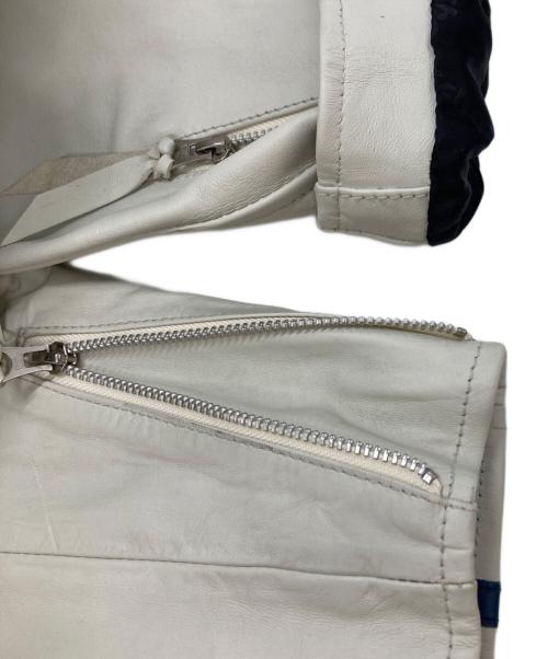 Schott（ショット）Schott (ショット) SHEEP CLASSIC RACER JKT/シープクラシックレーサージャケット ベージュ サイズ:Lの古着・服飾アイテム