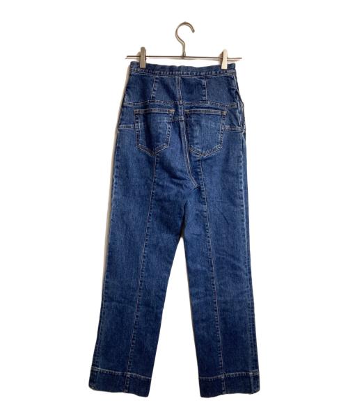 FETICO（フェティコ）FETICO (フェティコ) WASHED HIGH RISE STRAIGHT JEANS/ウォッシュドハイライズストレートジーンズ インディゴ サイズ:2の古着・服飾アイテム