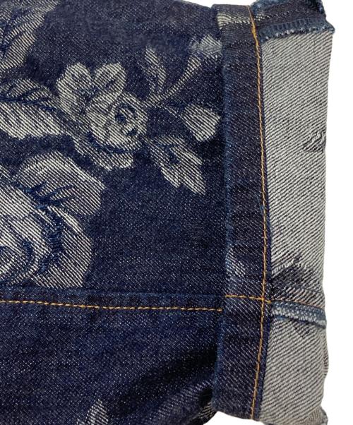 FETICO（フェティコ）FETICO (フェティコ) ROSE DENIM HIGH-WAIST JEANS/ローズデニムハイウエストジーンズ インディゴ サイズ:2の古着・服飾アイテム